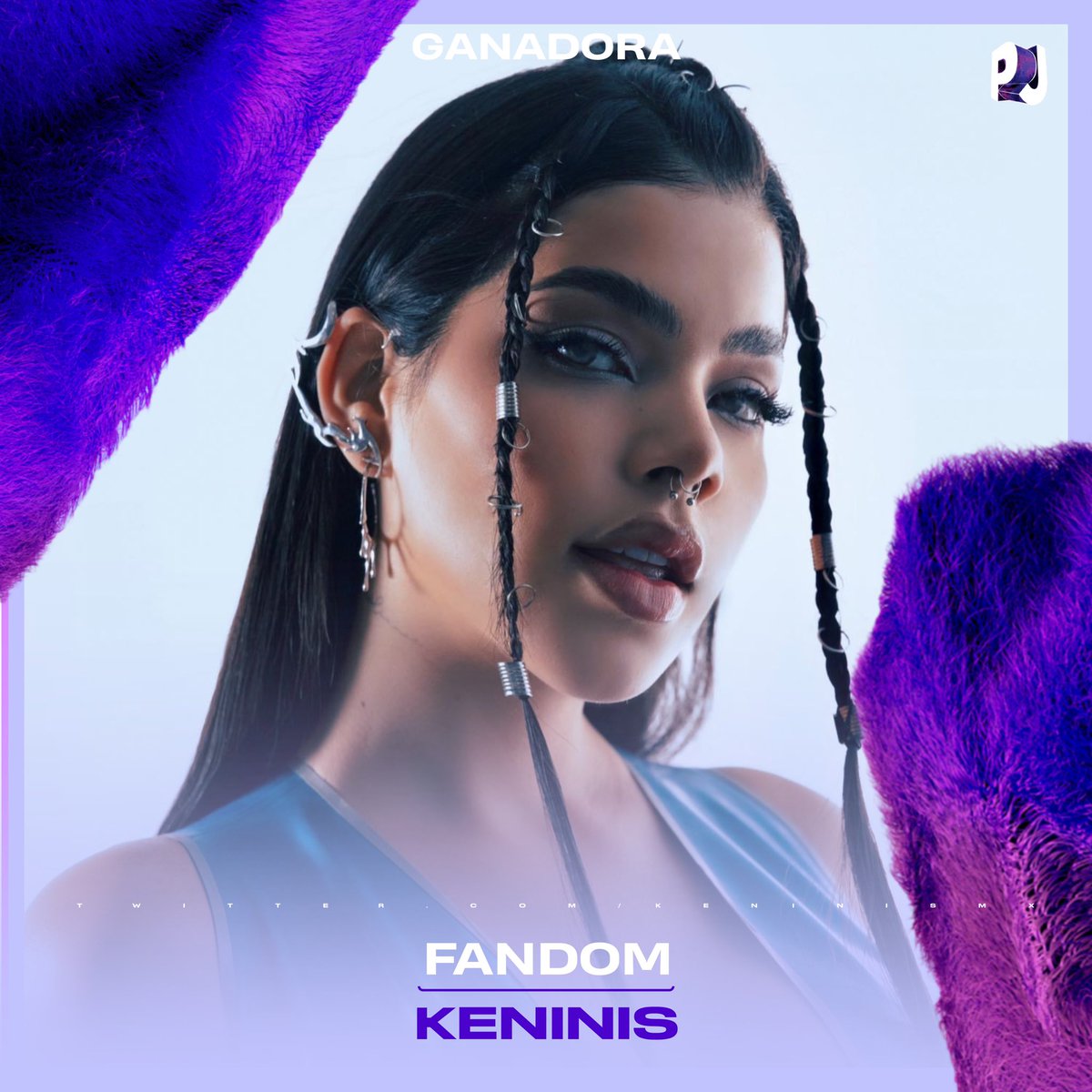 KeninisMx's tweet photo. Kenia OS es la ganadora en la categoría “Fandom (Keninis)” en los #PremiosJuventud 2023. https://t.co/JHO0ZeqoLN