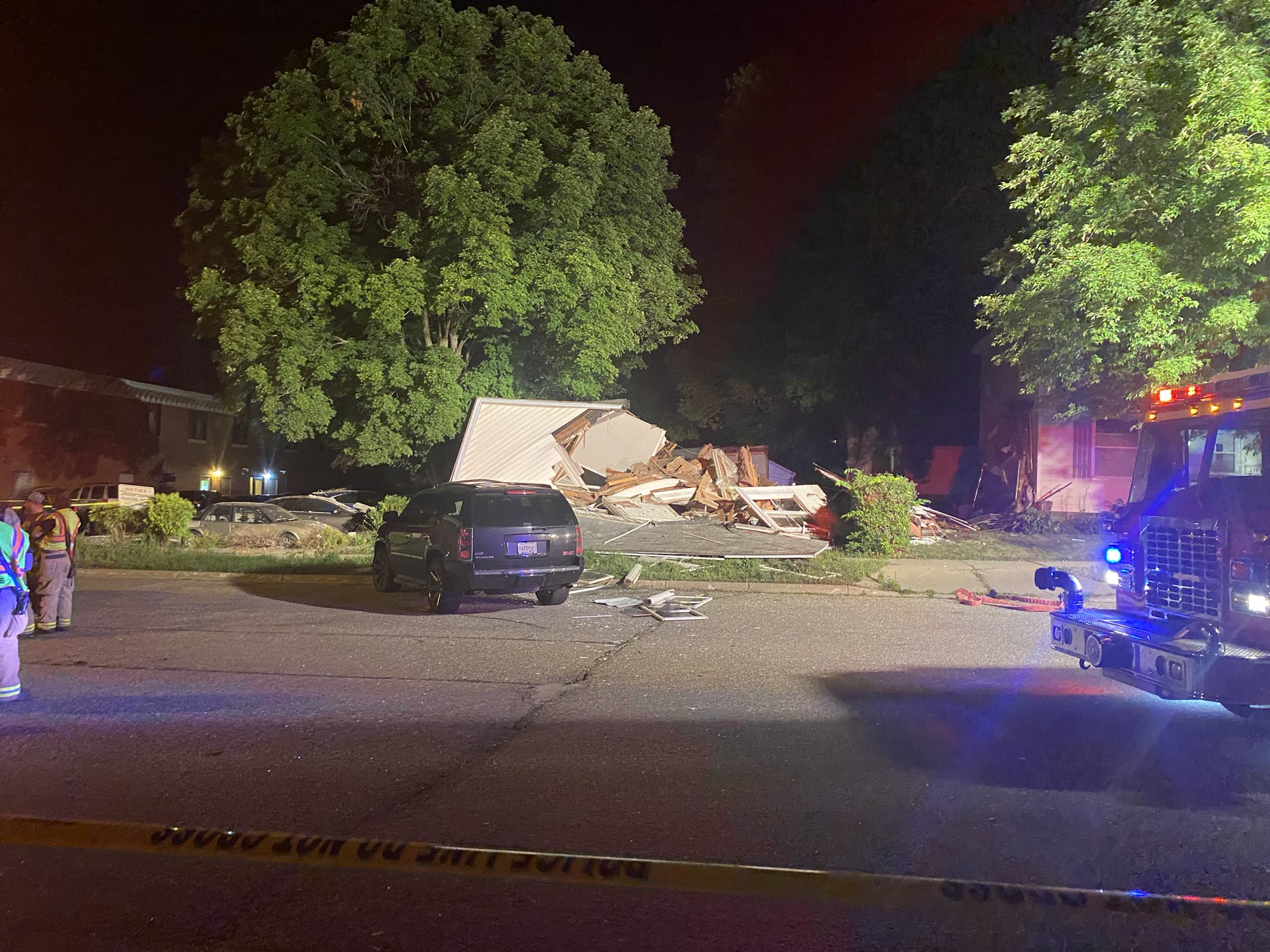 Sam Jones on Twitter "On scene of a house explosion in Jordan near