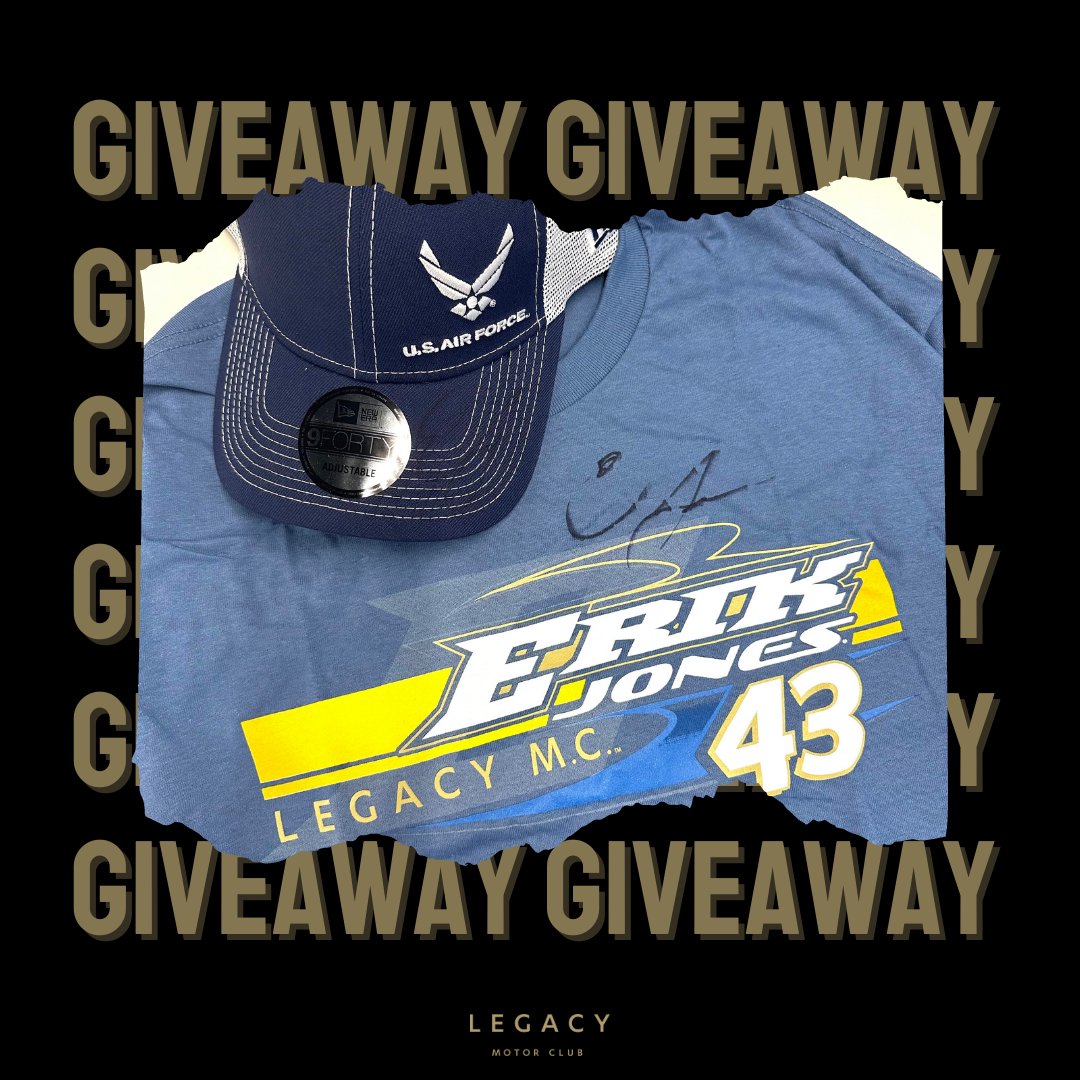 Time for a late night Erik Jones giveaway! 😎

1) FOLLOW US + <a href="/Erik_Jones/">Erik Jones</a>  
2) RETWEET ⬇️

Want more signed Erik Jones merch? Meet him at the <a href="/E2Apparel/">E2 Apparel</a> hauler this weekend <a href="/PoconoRaceway/">Pocono Raceway</a>.