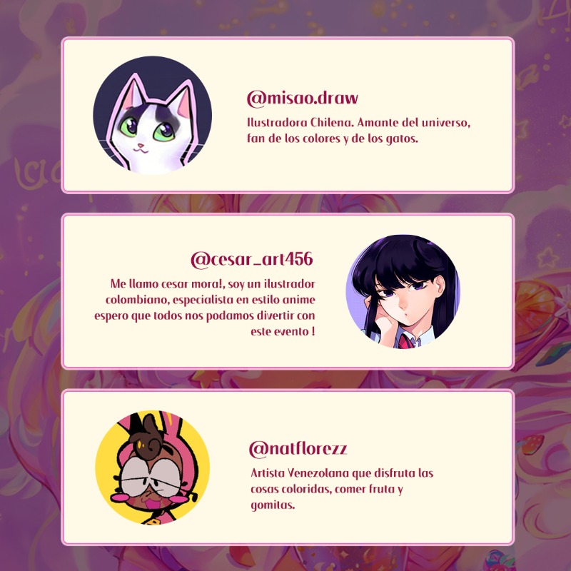 HuionEspanol's tweet photo. 🍹#HuionMiBebidaEstacionalFavorita

🔥Concurso Internacional llega

🥰¿Cómo sería si tu bebida favorita se convirtiera en un ser humano? Antropomorfiza tu bebida favorita.

📍Fecha: 20 de julio de 2023-20 de agosto de 2023(Hora de UTC)

#Huion #huionevento #huionconcurso https://t.co/F7mbrLq0Aj