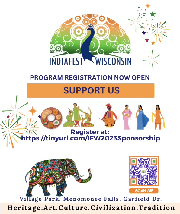 Want to sponsor us?
Register: tinyurl.com/IFW2023Sponsor…
Please email: SpindleIndia@gmail.com
#IFW2023 #indiafestwisconsin #IndiaDayWI #indiafestwi