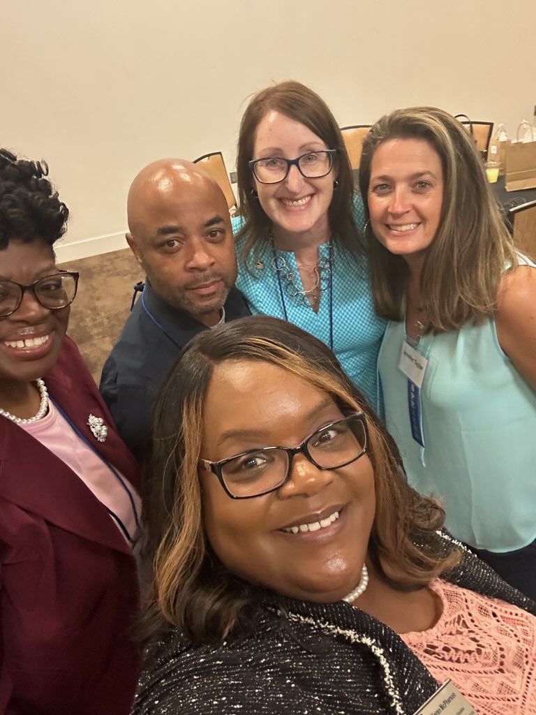 The best part of the conference was seeing these @kenanfellows alumni! #CTESC23 @cchscomteacher <a href="/WK_Burgess/">Keith Burgess</a>