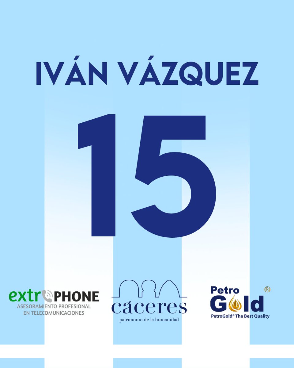 ℹ| Plantilla Senior

📝 Renovación

Anunciamos la renovación del 1⃣5⃣🪄. Una sola temporada nos ha valido para comprobar la calidad que reúne el bueno de <a href="/IvanVaz21/">Iván Vázquez</a>, esperamos tus goles, tus asistencias y sobre todo tus regates. ¡Mucha suerte Iván!   🔝💙

#123SanJosé💙