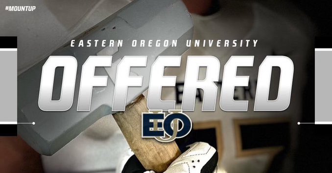 After a great team camp, I am blessed to say that I have received an offer to play football for Eastern Oregon University. Thank you Coach Tim Camp and Coach Solo Taylor for extending this opportunity. @CoachTaylorEOU @EouFootball @NickFarman55 @PGregorian @BrandonHuffman https://t.co/zCtvKFlDNu