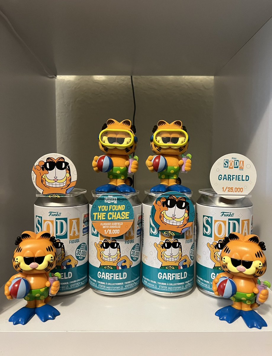 CFret99's tweet photo. Garfield Soda (Fun on the Run) Exclusive! #funko #funkosoda #funkosodachase #garfield #funkofunontherun https://t.co/cfGej5zsAc