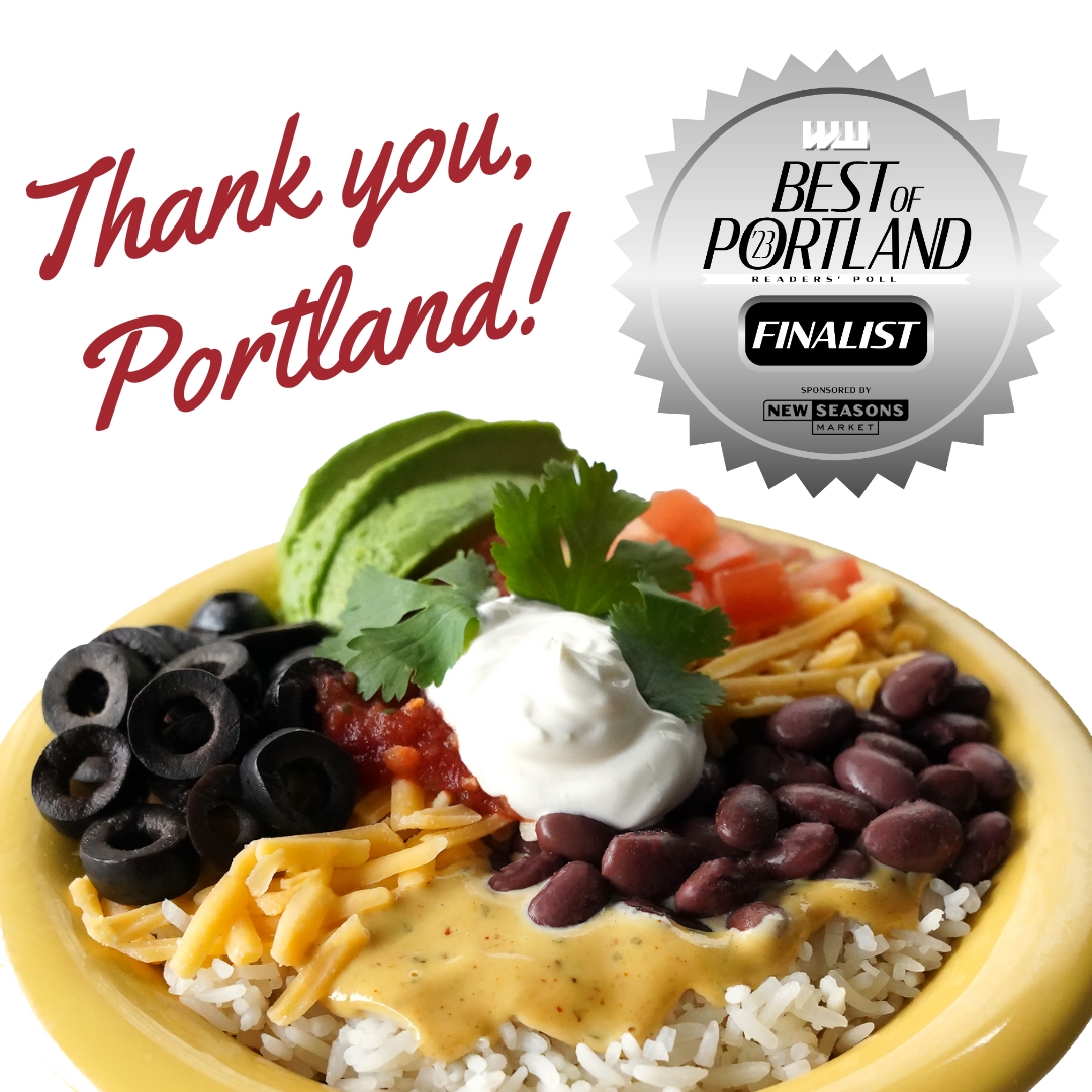 We are honored to be named one of the best in two categories! Thank you to everyone who voted for us as Best Family-Friendly Restaurant and Best Vegan/Vegetarian Restaurant finalist in the @willametteweek's #BestofPortland Readers' Poll. Your support means the world to us. ❤️