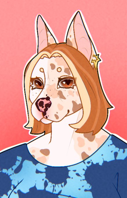 fabel_Rianne's tweet photo. My new pfp! Have been working on this for a second and I finally finished!! 

This would be what id look like if I were a pit bull! Maybe I'll do a face reveal in the future ¯\_(ツ)_/¯ 

#Fursona #furry #furryart #furryfandom #furrycommunity #furryartwork #art #newpfp https://t.co/XnPoQbwSaR