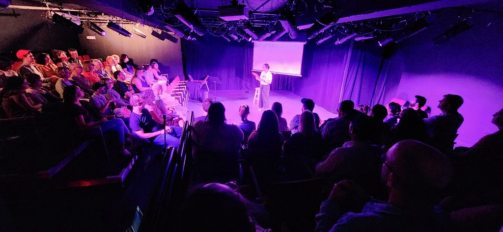 Excited to be a host venue for this year's <a href="/fringePVD/">fringePVD</a>! Full house for tonight's presentation of Soft Belly by Dugway Theater.