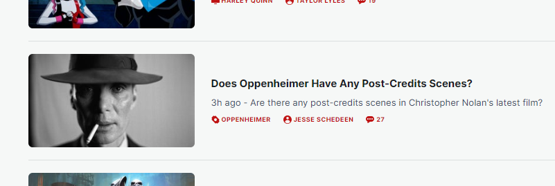 JustonethingDM's tweet photo. This is one of the dumbest articles I've ever seen.

Are people expecting Batman to show up or something for a surprise sequel? 🤦‍♂️

#Oppenheimer #IGN https://t.co/3BKwoIocrO
