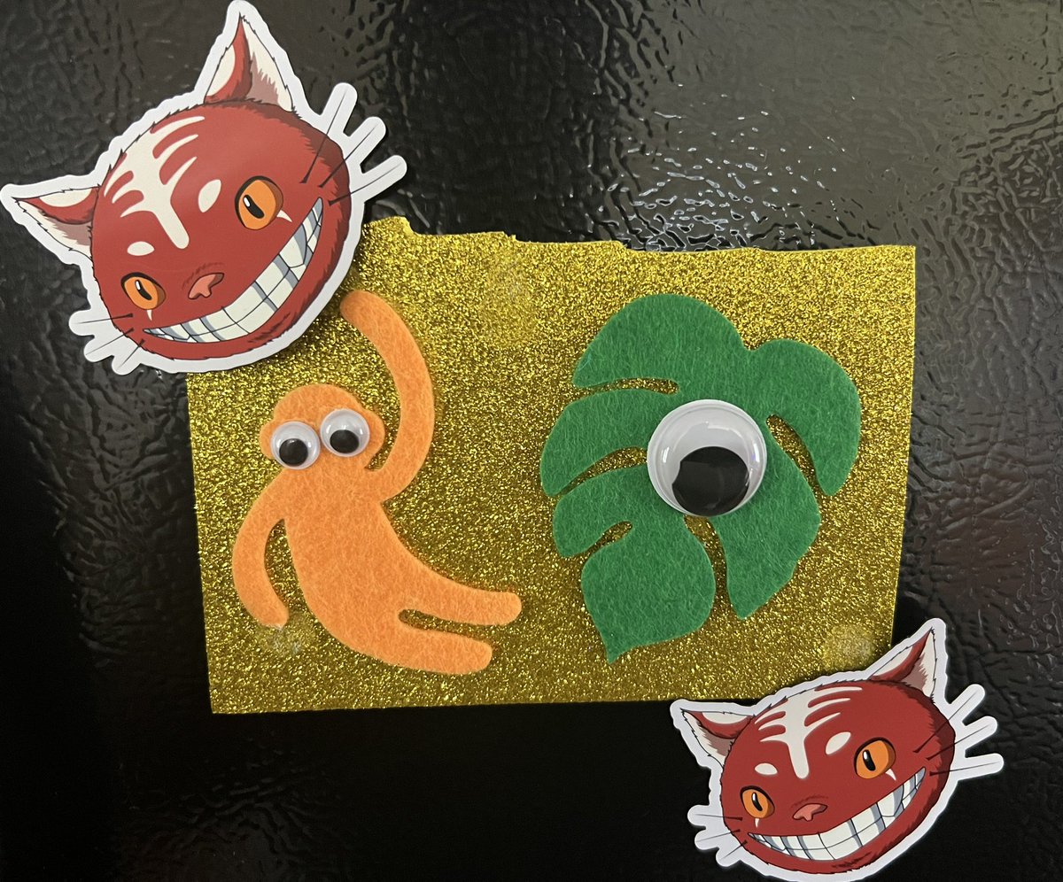 My two year old made me some art yesterday. I had to display it proudly. The little guys a beast.