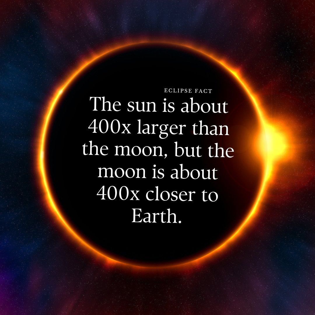 The sun is, technically speaking, REALLY FREAKING BIG. So how does the little ol' moon block it during an eclipse? Well, the moon knows how to work its angles. And because it's so much closer to Earth, it can sometimes block the sun's light. #AFewBeautifulMinutes