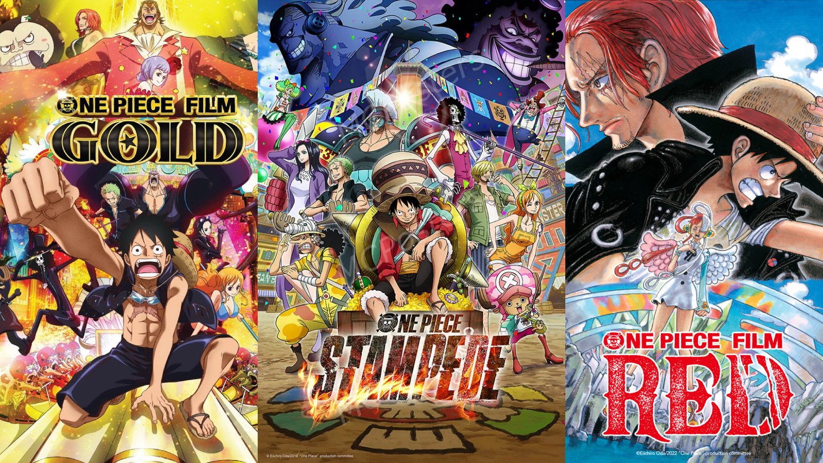 Anime Dubs on X: Three One Piece Films are coming @Crunchyroll