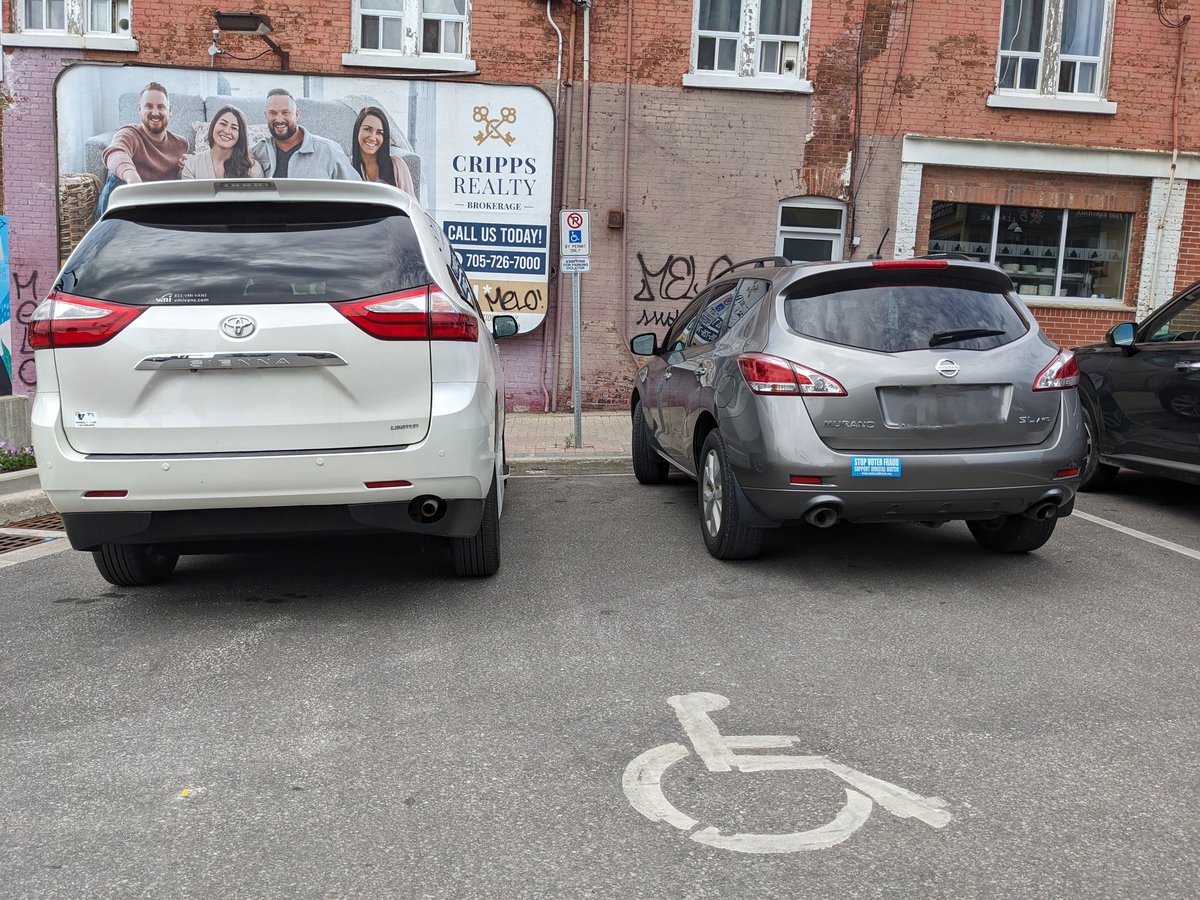 poweredbylove2's tweet photo. A story for you about "Helen" and "Bill"

Helen drives a wheelchair accessible van with a side entry ramp.

Helen carefully parked her van in a double-wide accessible parking space to allow her to safely get in and out of her vehicle, then went in to the coffee shop... https://t.co/4KV9k8jKvz