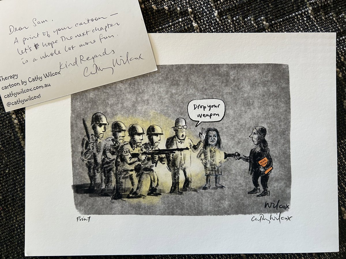 Thankyou <a href="/cathywilcox1/">The Cathy Wilcox</a> 🙏