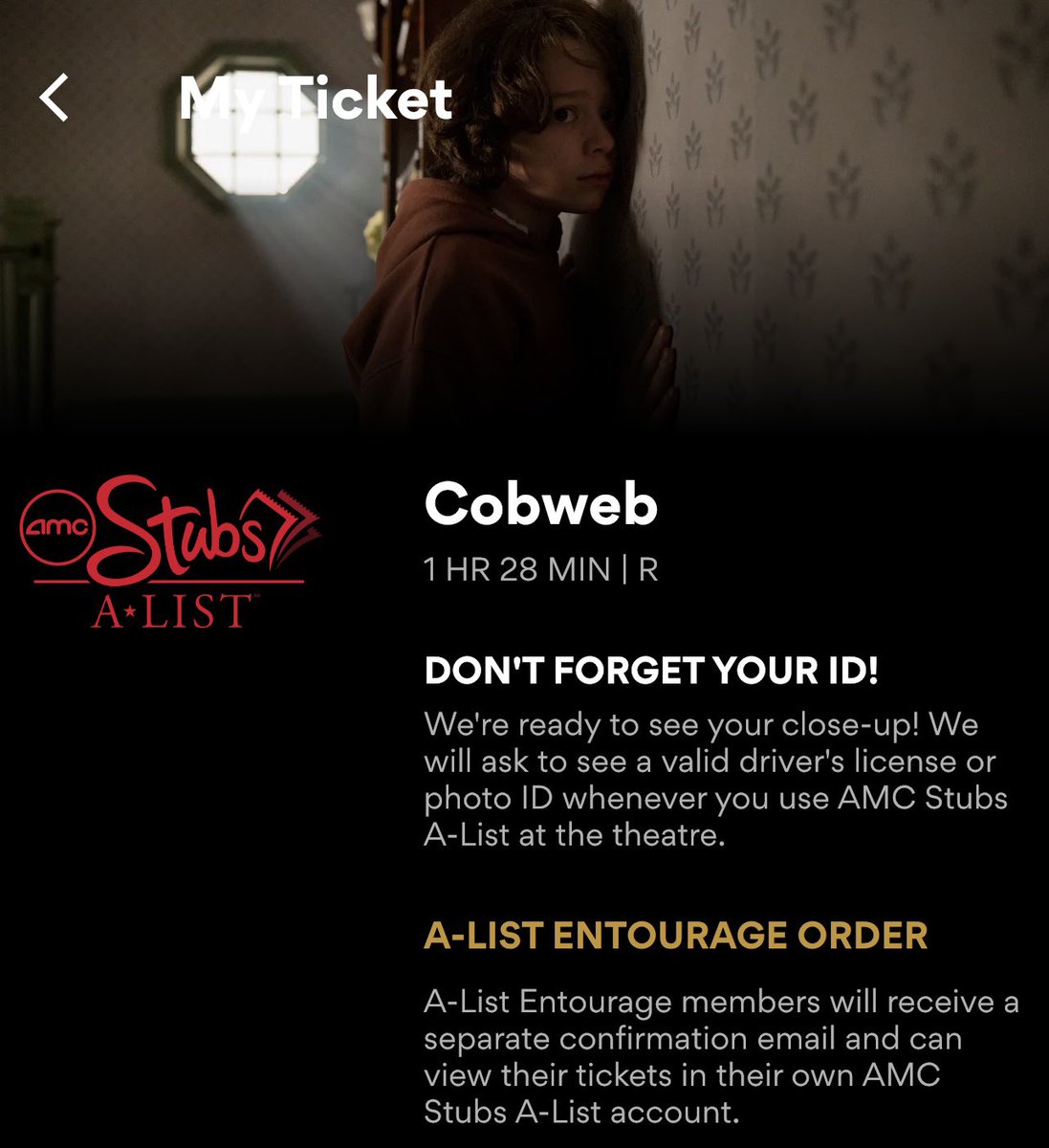 #Cobweb  #CobwebMovie

@AMCTheatres 

$AMC $APE #atAMC #Alist

🍿🍿🍿🚀🚀🚀🦍🦍🦍