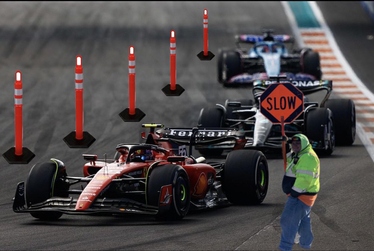 P1AF_Jesse's tweet photo. According to reports the Las Vegas F1 race set to be lamest ever as never ending road construction to place 35mph limit in 220mph zone. #vegasroadconstruction #neverends @LasVegasLocally https://t.co/tA1e6dpMff
