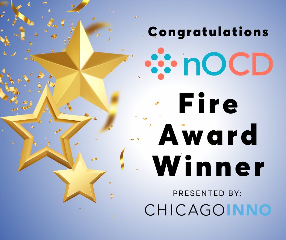 Congratulations to @NOCD for being recognized in @ChicagoInno's Top 50 Fire Awards! NOCD's dedication to mental health and transformative work exemplifies the spirit of these awards. Proud to witness their positive impact! 🌟 #NOCD #MentalHealth Link: bit.ly/479uiHw