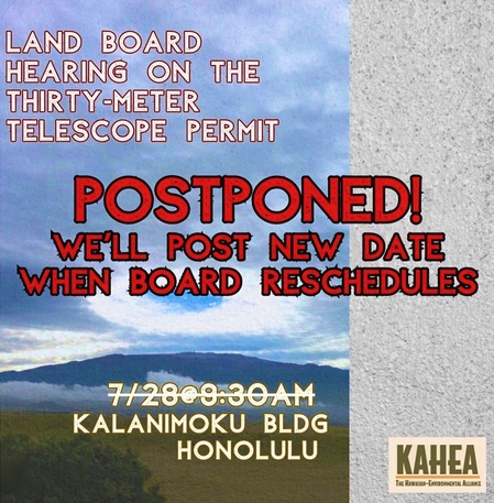 FreeHawaii's tweet image. MAUNA KEA HEARING POSTPONED - FreeHawaii.Info

#ProtectMaunaKea #AoleTMT #KuKiaiMauna #FreeHawaii #HawaiianKingdom