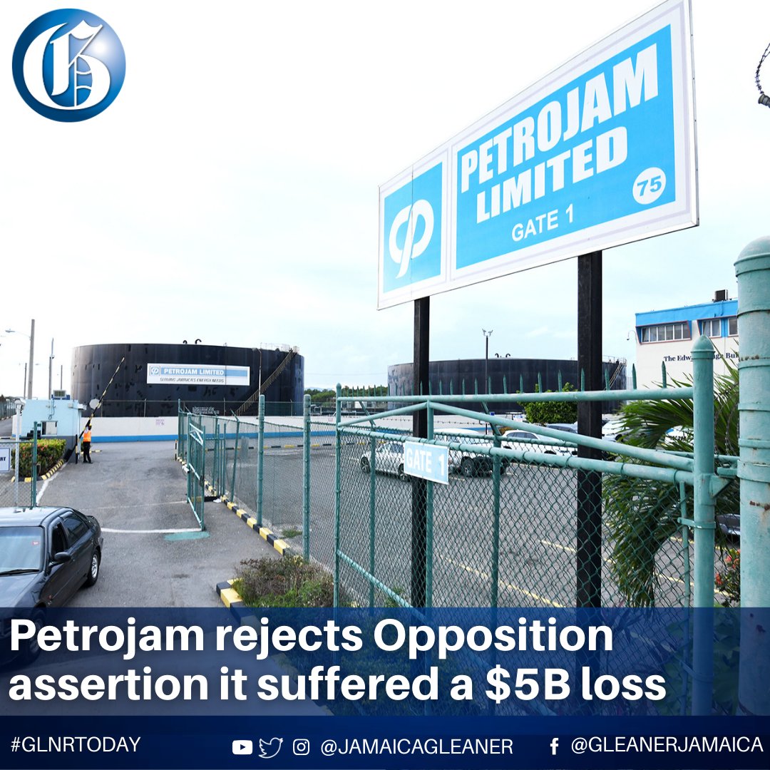Jamaica Gleaner on Twitter "Stateowned oil refinery Petrojam is