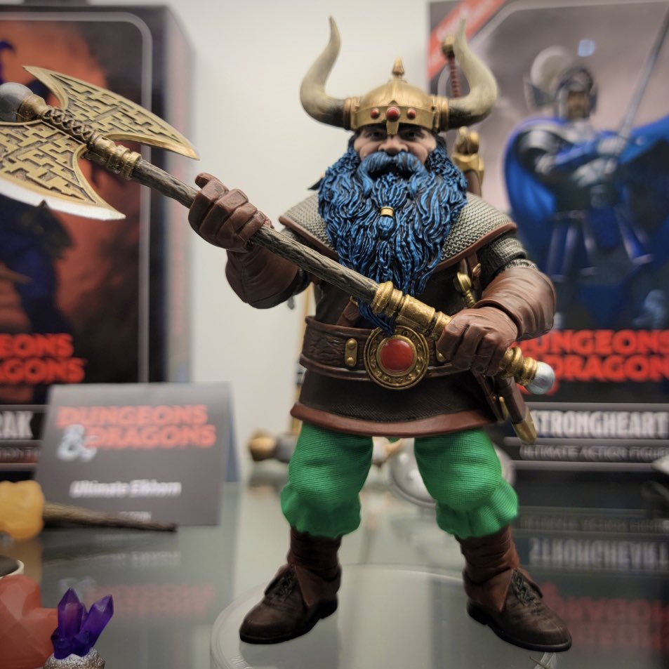 It’s great to see another @NECA_TOYS #dungeonsanddragons figure on display at #sdcc. This new #elkhorn looks killer and I am interested to see who will be released with him. Hoping for Mercion!

#neca #necatoys #dandd #advanceddungeonsanddragons #fwoosh #comiccon