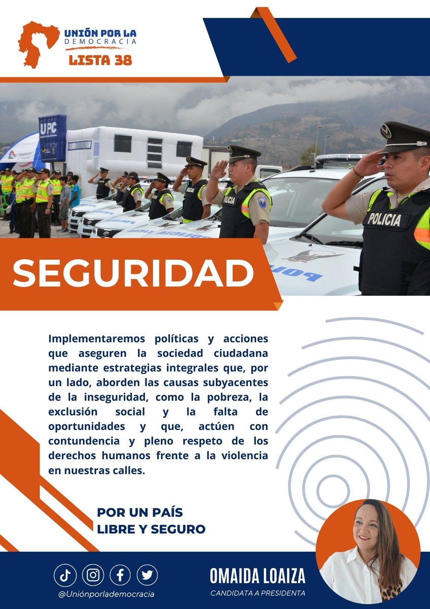 ComunicacinUNE1's tweet photo. 🗳️ 🇪🇨 Juntos forjaremos un futuro de oportunidades y esperanza para todos los ecuatorianos. Únete a "Unión por la Democracia" y sé parte del cambio positivo que nuestra nación merece. 🤝🌟
#SimulaciónDeCampaña #CampañaPoliticaSIM #Lista38 #UD38 #Conferenciadeprensa #UNEMI #SIM https://t.co/lttlkgfhEl