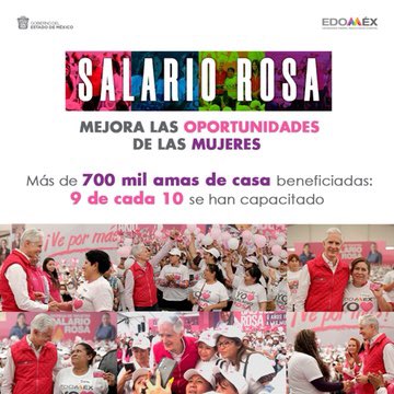 Trabajar para el bienestar de las familias y de las amas de casa, ha sido uno de los principales compromisos de este gobierno.
A través del #SalarioRosa hemos beneficiado a más de 700 mil amas de casa.