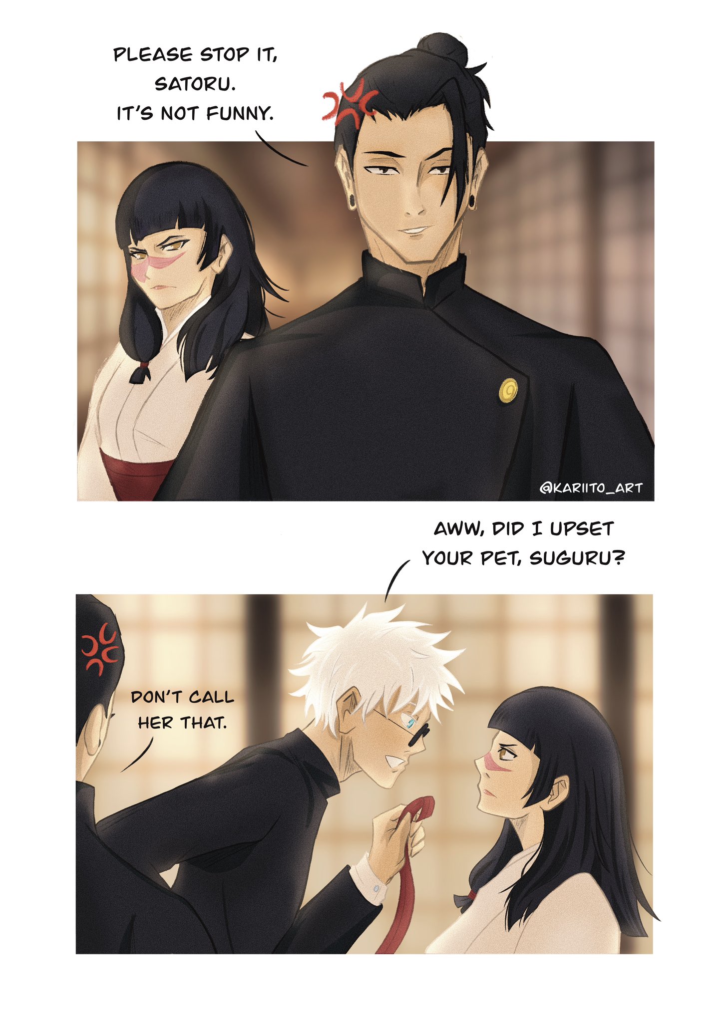 Karolina on Twitter "Curse!Utahime that has a special bond with Geto! Gojo same as always 🤭 AU