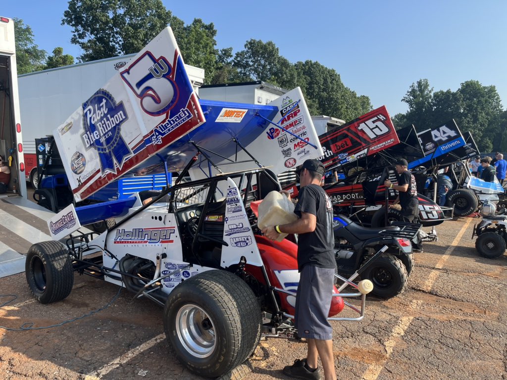 Millsvideo's tweet photo. At BAPS Motor Speedway — Let’s try this again…The rain date for last night’s “Bricker’s Bash” for the World of Outlaws Sprint Car Series. 32 entrants in the pits.
We are live on https://t.co/qWzQ4rftQ1 🎦
#Race62still #MVP40 https://t.co/YwsyoHF0C4