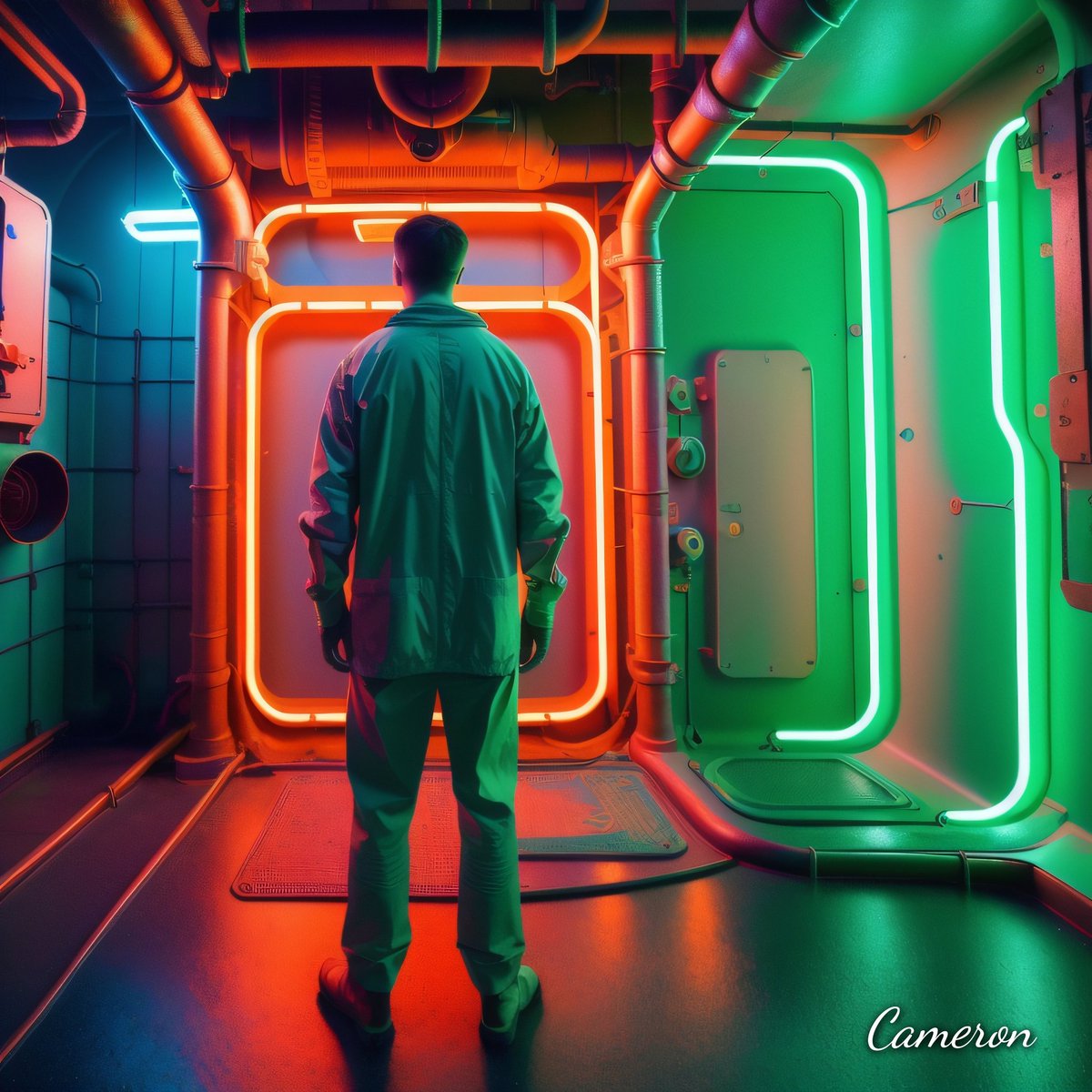 Neon Breach #AIArtwork #AIArtCommuity #AIart #AIArtGallery #Art #Concept #Neon #Design #Beautiful #Futuristic #Character