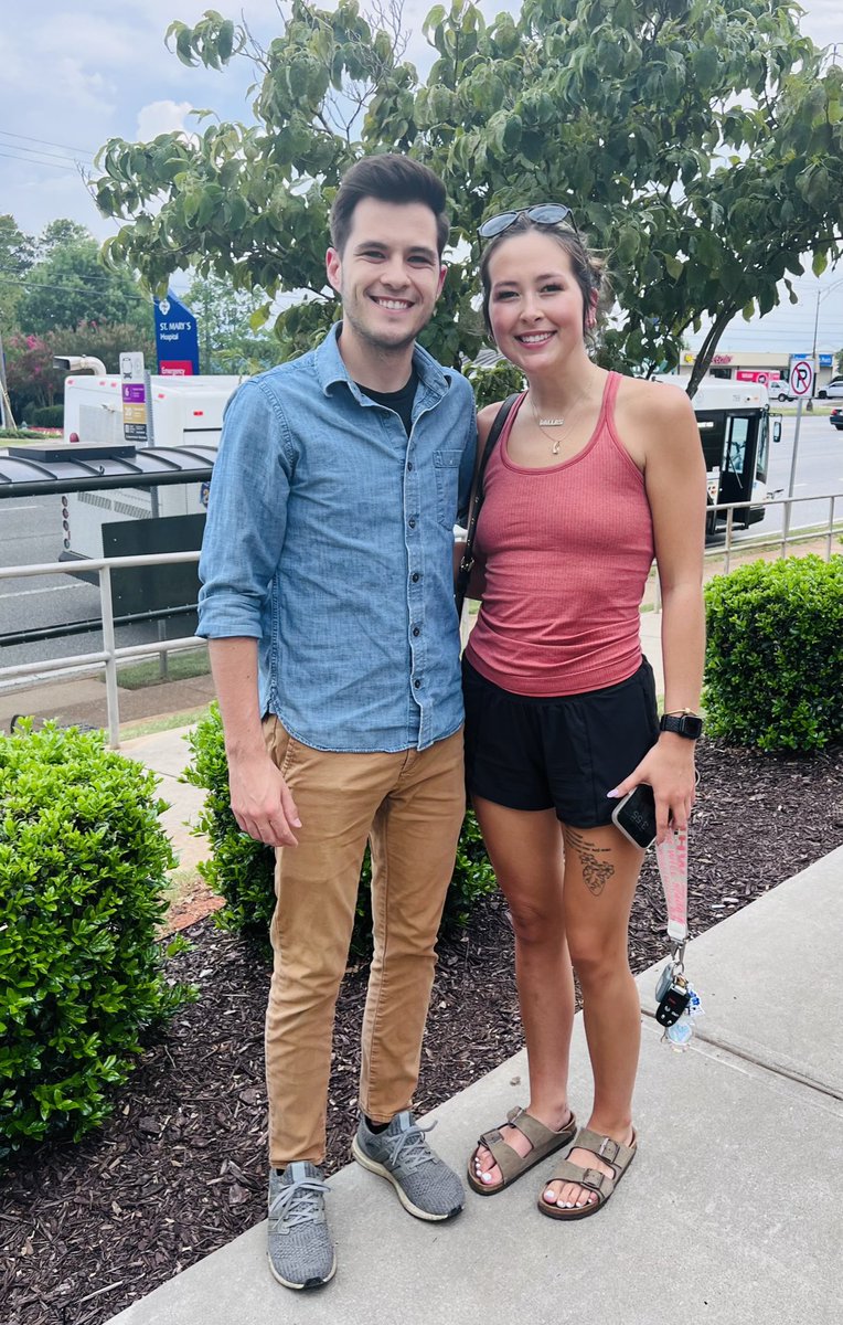 My whole world in one picture ❤️❤️ thank you both for an amazing birthday dinner!! I love you ❤️