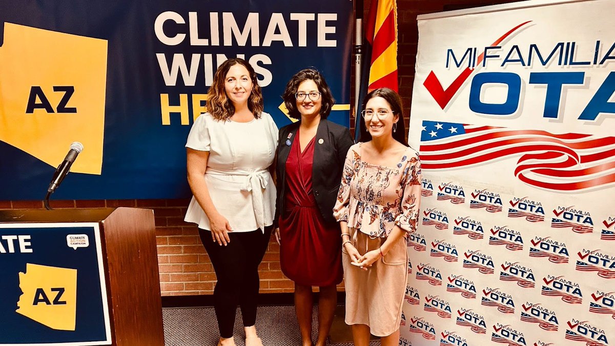 So pleased to join @MiFamiliaVota and @activate_48 to celebrate the millions in federal funding from the IRA & IIJA coming to AZ for the U of A to help environmental justice communities that are the first to face the impacts of climate change! #ClimateWinsHere
