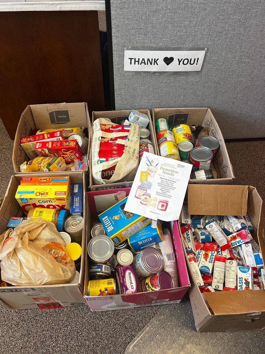 Food security is not a privilege; it's a fundamental human right. But many of our neighbours and friends struggle to access food. That is why we're so grateful to Meadowlands Fellowship Church for your recent food drive - you collected 182 pounds of food 🙌🏻🥫