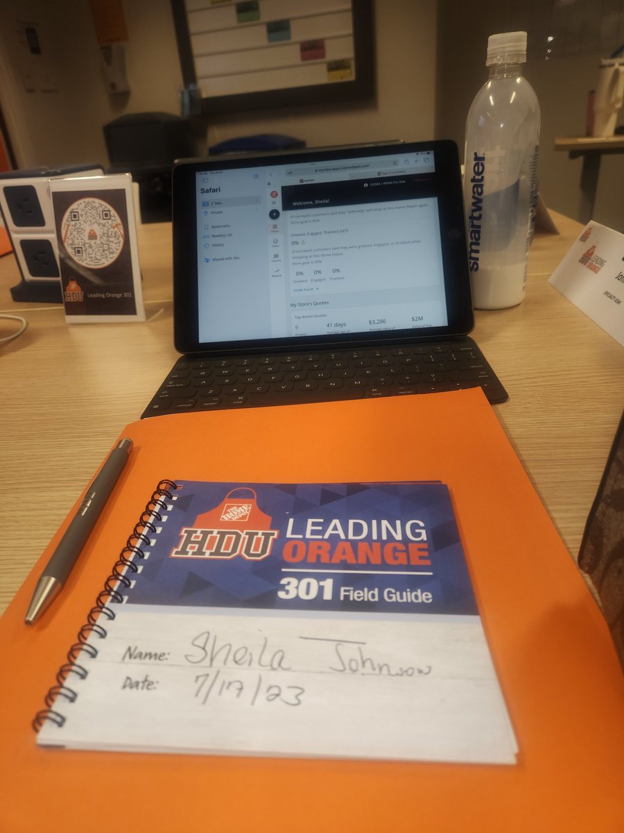 SheilaJ51383324's tweet image. HDU was EVERYTHING! Shoutout to Allie, James, Cathy, and Stephen for an amazing experience. #Grateful #HDU #OrangeLife #HomeDepot