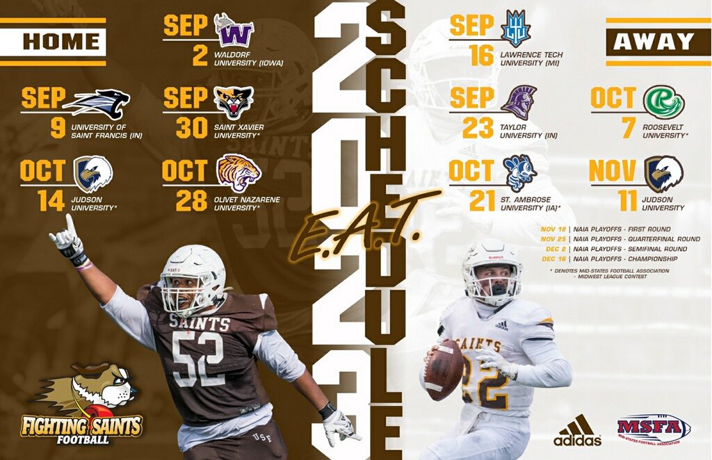 🚨BREAKING:🚨 2023 Schedule Release Mark your calendars. It’s time to #EAT!