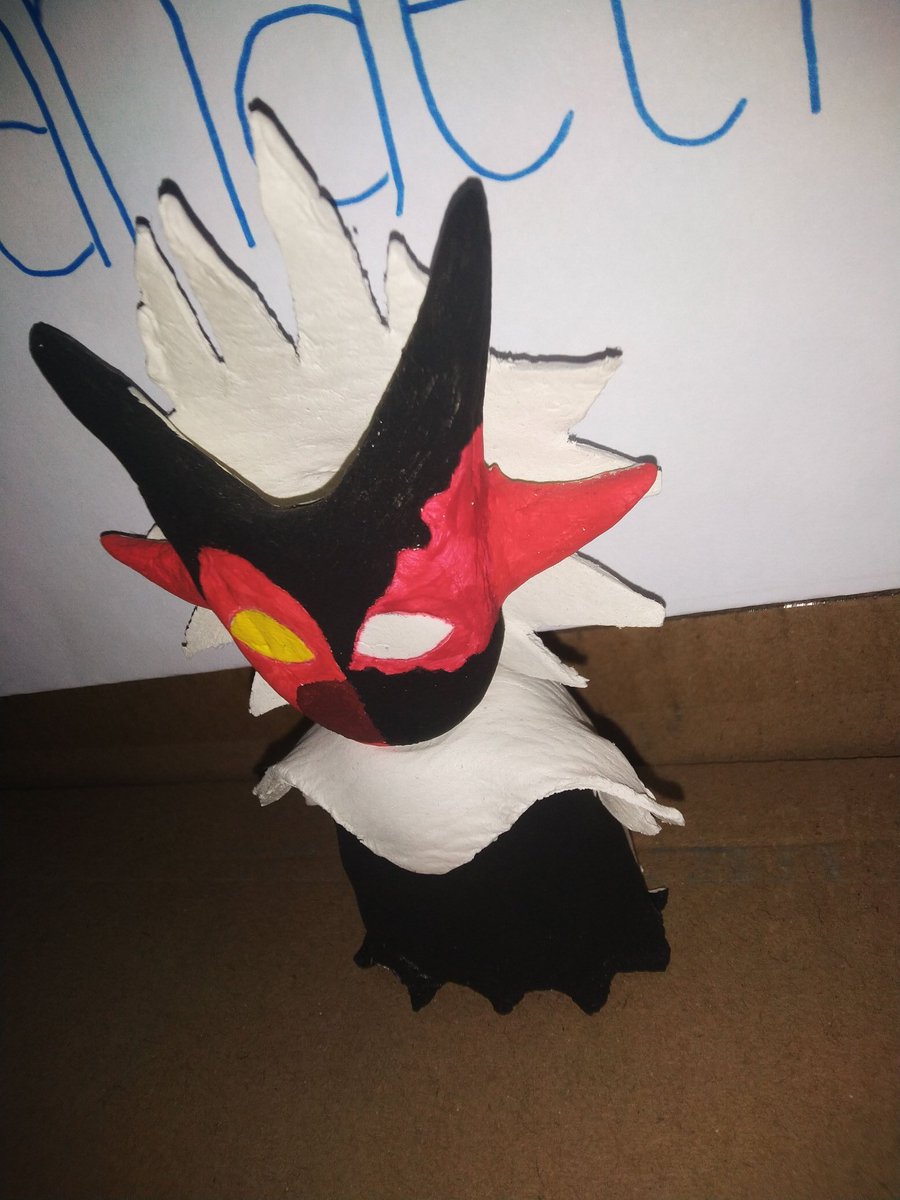 I made it in 3 dimensions, here is clay art.
<a href="/DimensionalsRPG/">Dimensionals</a>
<a href="/DimensionalsArt/">Dimensionals Army</a>
<a href="/SashaMackinnon/">Sasha MacKinnon</a>
#Dimensionals
Name: Hachi

Abilities: 1. Air Raids - ability to fly while attacking, a terrifying Spectre.
2. Disappear Quickly - able to make enemies dazed,