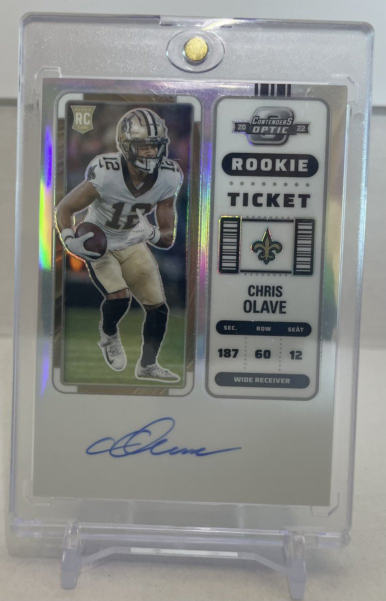 ryanbrusco's tweet photo. @stokesboyscards @sports_sell @SportsSell3 @TonysCards @ILOVECOLLECTIN1 @CardboardEchoes Dobbins $65; Olave Scripts $75, Elly $25; Olave Ticket $125 OBO https://t.co/mW6FNSf0Zt