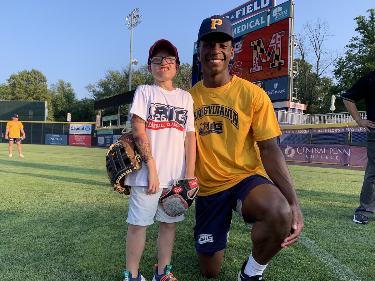NPKnights's tweet photo. When you play baseball on a big stage, do everything you can to use that big stage to promote good causes &amp; bring joy to others. The @Big26Baseball Buddy Game is the best part of the weekend at @HbgSenators stadium! It’s bigger than just baseball! @NolanWalker2024 @HenryWetzel1 https://t.co/dcKHmU1513