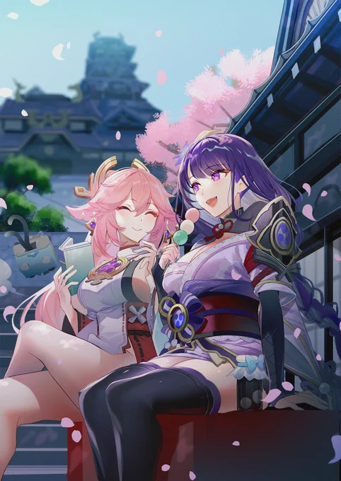  #GenshinImpact #yaemiko #RaidenEi