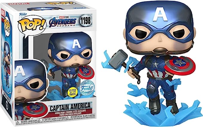 Funko POP! Marvel Avengers Endgame Captain America with Broken Shield & Mjolnir (Glow in The Dark & Metallic), Exclusive is currently on sale for 30% off on Amazon #ad #funko #funkoPop #marvel #AvengersEndgame #avengers #CaptainAmerica 
#amazon 
https://t.co/Vh4dNW0MKr https://t.co/S8I2jXzBw0