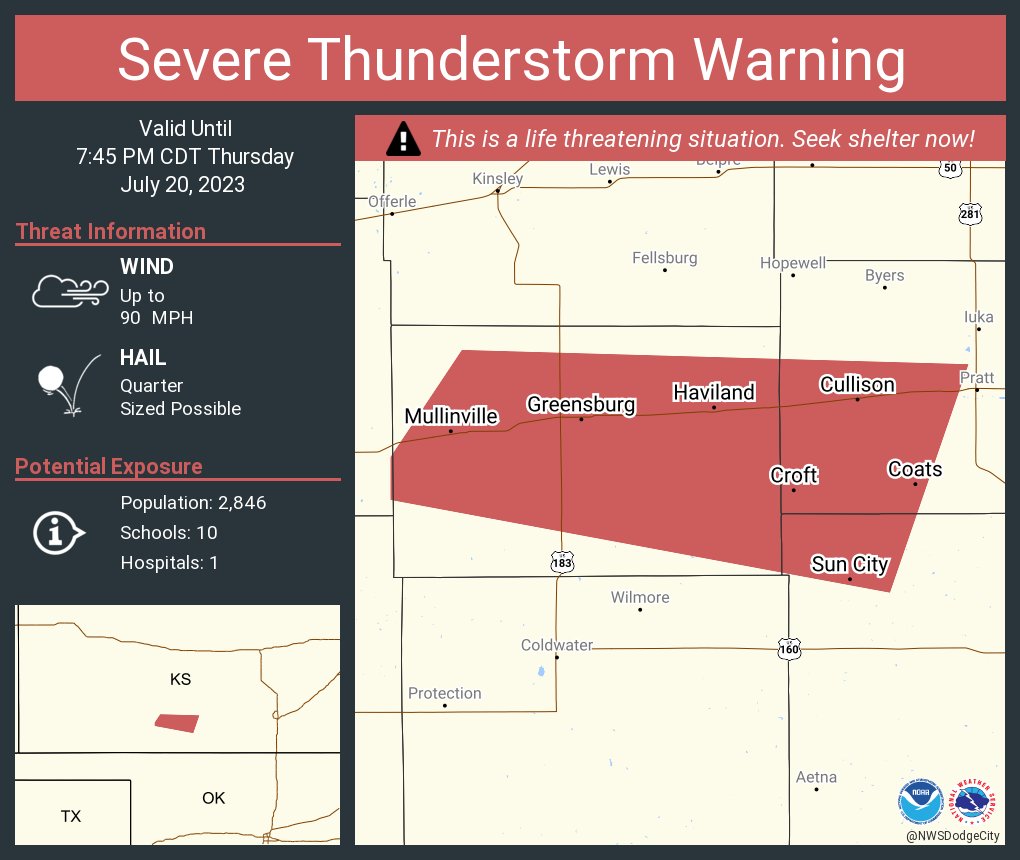 NWS Severe Tstorm on Twitter "Severe Thunderstorm Warning continues