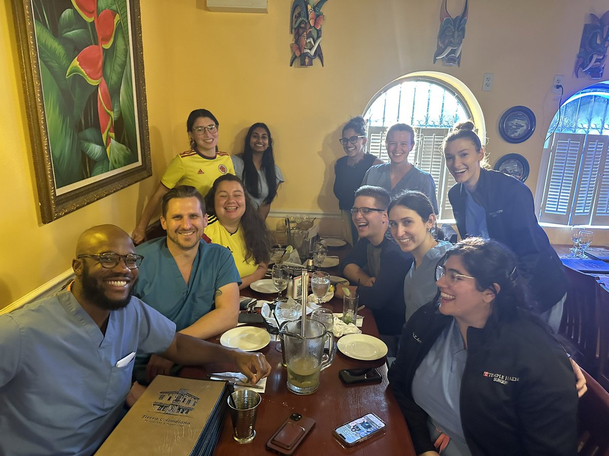 EvLondono's tweet photo. Thank you @TempleSurgRes for the most amazing group of co-interns who make residency so fun &amp; join us in celebrating Colombian Independence Day 🇨🇴 

Also I have a Colombian co-intern who is as obnoxious as I am 😍 #MatchMadeInHeaven https://t.co/53YNfFUFbh