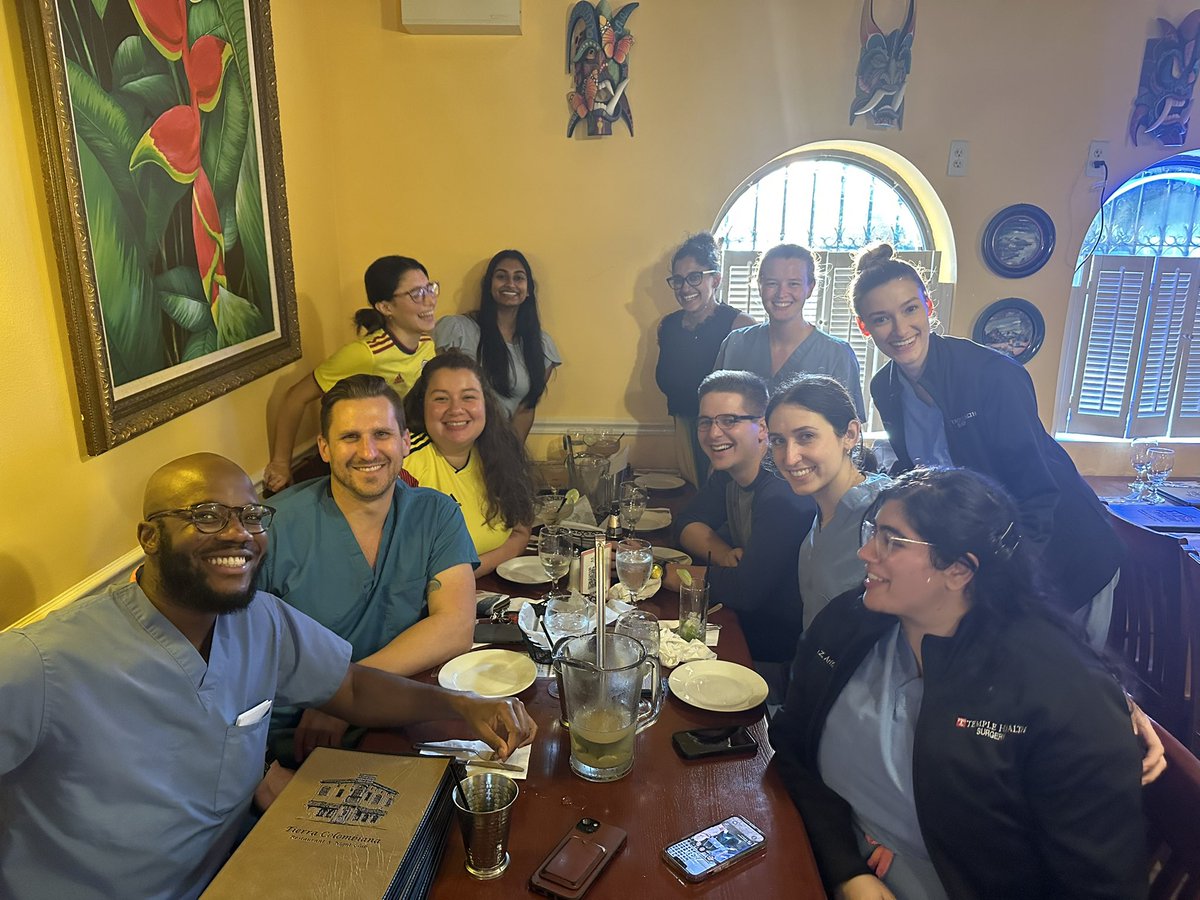 EvLondono's tweet photo. Thank you @TempleSurgRes for the most amazing group of co-interns who make residency so fun &amp; join us in celebrating Colombian Independence Day 🇨🇴 

Also I have a Colombian co-intern who is as obnoxious as I am 😍 #MatchMadeInHeaven https://t.co/53YNfFUFbh