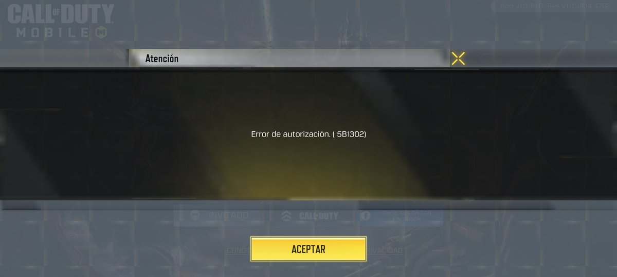 UnlimiGamer18's tweet photo. Alguien mas no deja iniciar sesion?
#Callofdutymobile #CoDMobile #CODm https://t.co/ssQKiUQHlv