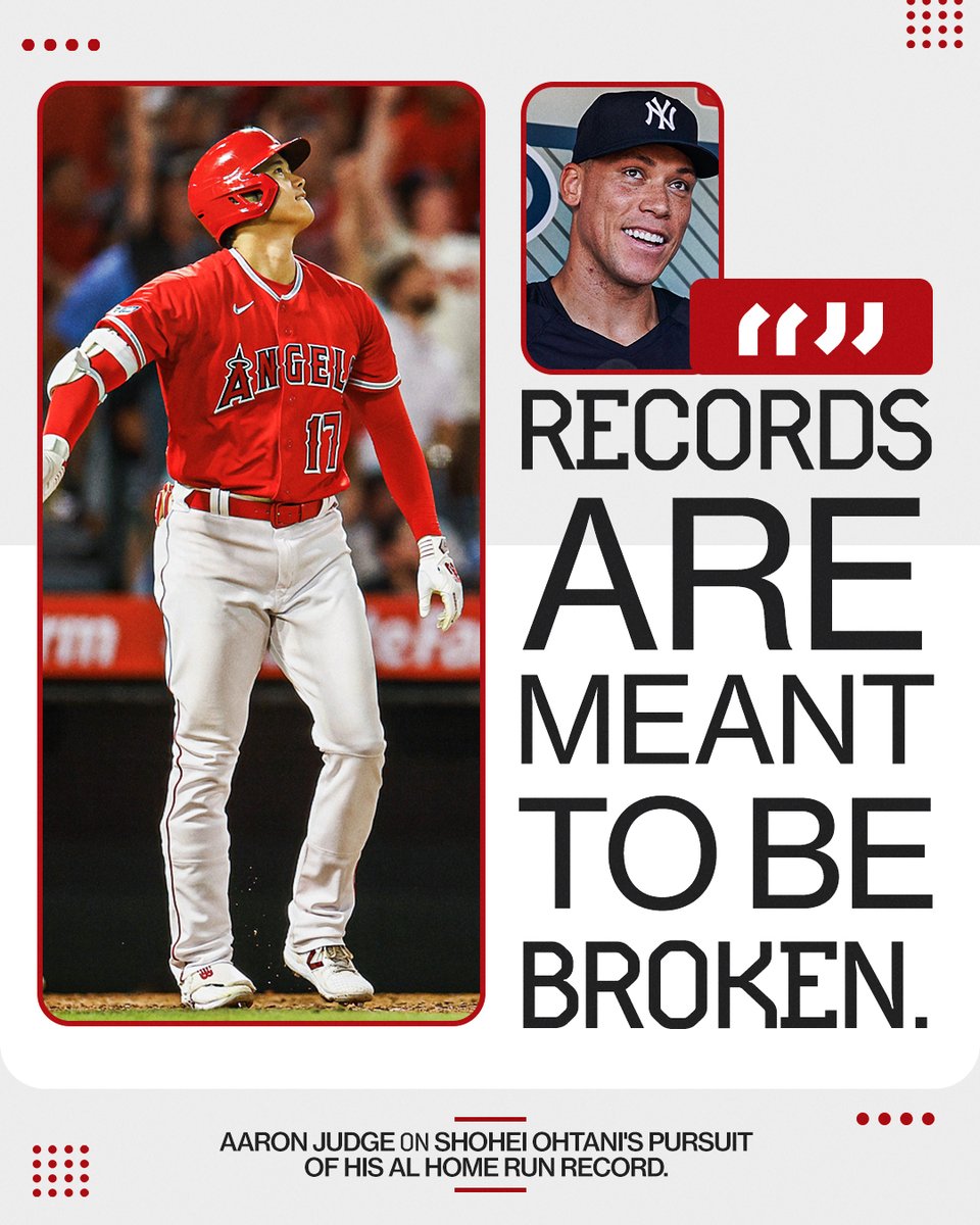 Shohei Ohtani needs 28 HR in 65 games to break the AL home run record.

Will he do it?