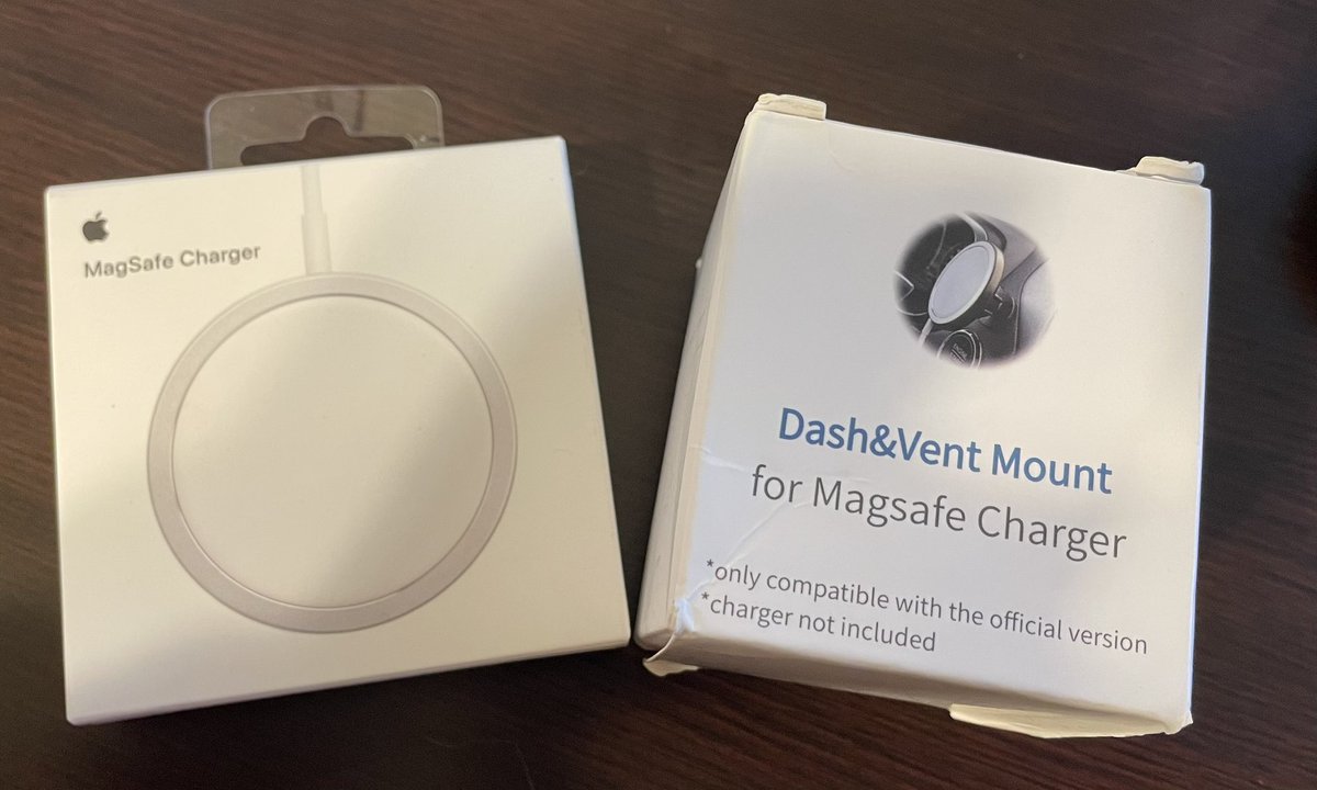 Updating my car setup! Just purchased a MagSafe charger and mount from <a href="/amazon/">Amazon</a> to go with my new phone!