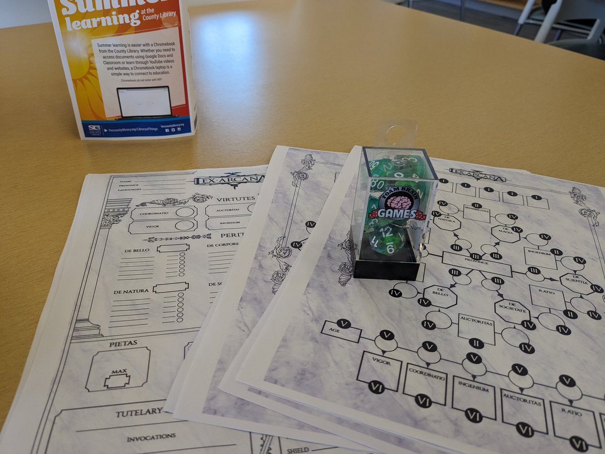 Get in, losers, we're making Lex Arcana characters. #LexArcana #TTRPGs