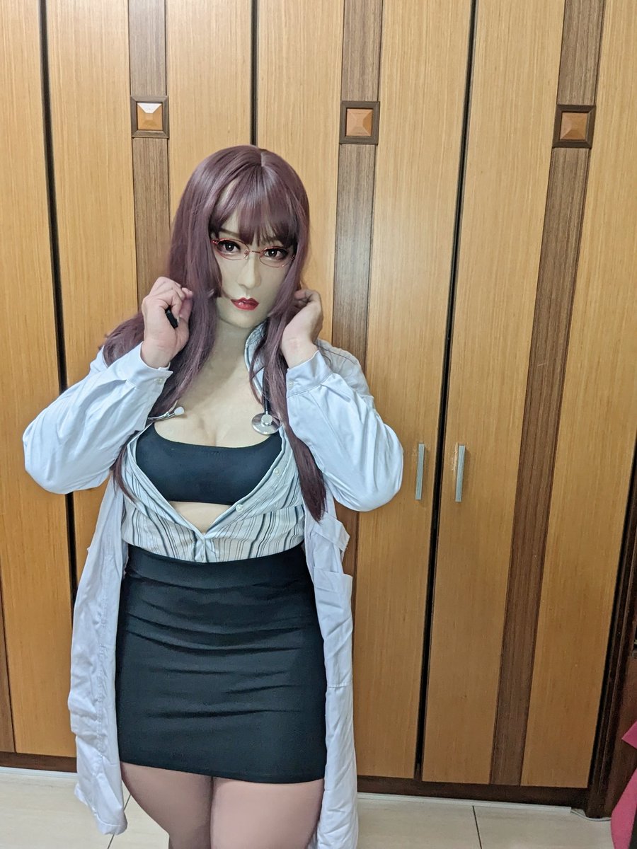 caolila9420's tweet photo. I feel a little hot. Is the air conditioner broken?
少し暑い気がしますが、エアコンが壊れているのでしょうか？
有點熱啊！空調是不是壞掉了？
#femalemask #femalemasker   #siliconemask  #フィメールマスク #変身 #変装 #dreammask #mask #hebemask #Dms #面具槿  #槿 #保健室の先生 #doctor https://t.co/MCQ8QXMzNa