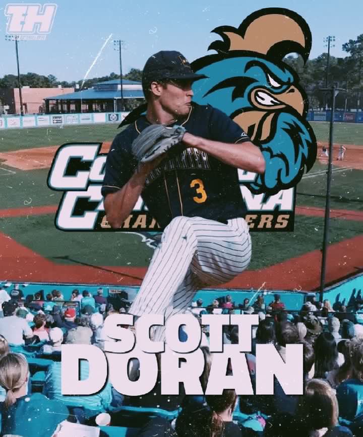Doran_Scott12's tweet photo. I am excited to announce my commitment to Coastal Carolina University. Thank you to everyone who has helped me throughout this whole process! 
@JDHanley10 
@CoachMazz 
@P27Blacksmiths 
@ec_lumberjacks https://t.co/IchKUiH3wn