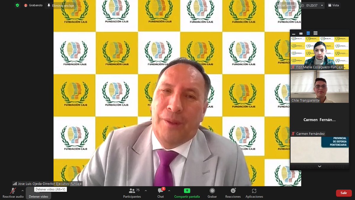 FundacionCaje's tweet photo. Gran acogida en el webinario sobre la App. Corruptómetro 🚥

Gracias a la invitación de Chile Transparente, José Luis Ojeda director de #Caje; y speaker, compartió su experiencia y visión sobre el "Corruptómetro".

#FundaciónCaje #ChileTransparente #Corruptómetro #Webinario https://t.co/ykijWCS0ZZ
