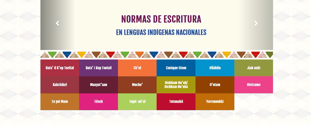 INALIMEXICO's tweet photo. #MéxicoPluricultural 🇲🇽

🗣 Una #NormaDeEscritura es un conjunto de reglas para consolidar la práctica escrita de las diversas variantes de una lengua.

👉 ¡Consúltalas! https://t.co/8bwpcyr9Rf

#PlanificaciónLingüística

#DecenioLenguasIndígenas https://t.co/edXSEJxr5e